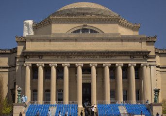 Columbia University rethinks its commencement ceremony amidst protests in the campus