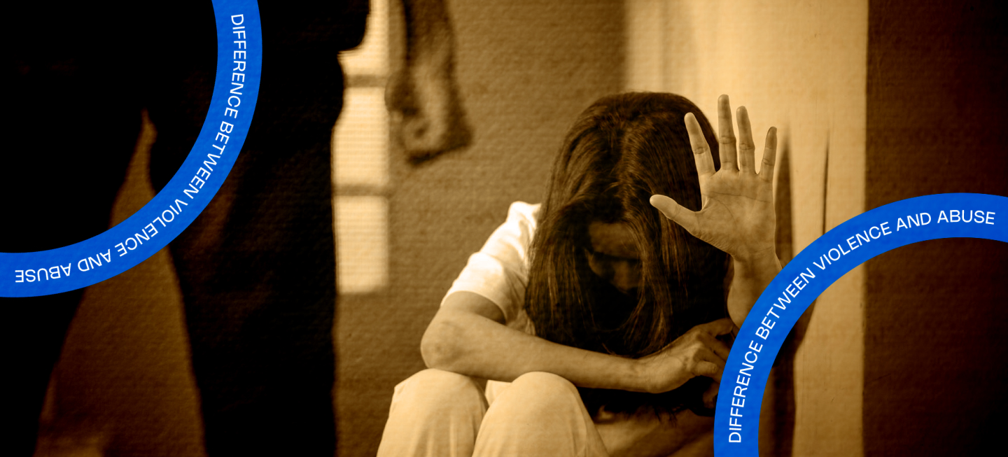 what is the difference between violence and abuse
